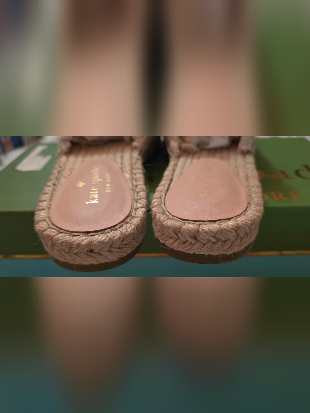 kate spade Cream Espadrille Slip-On with Black Floral Embroidery - Picture 3 of 7
